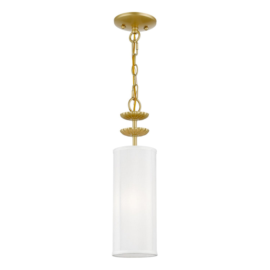 1 Soft Gold Mini Pendant by Livex Lighting