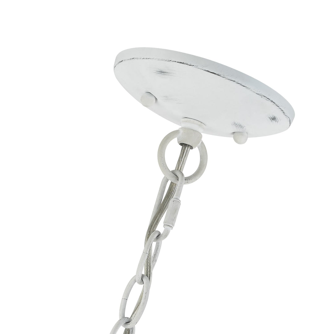 7 Light Antique White Chandelier