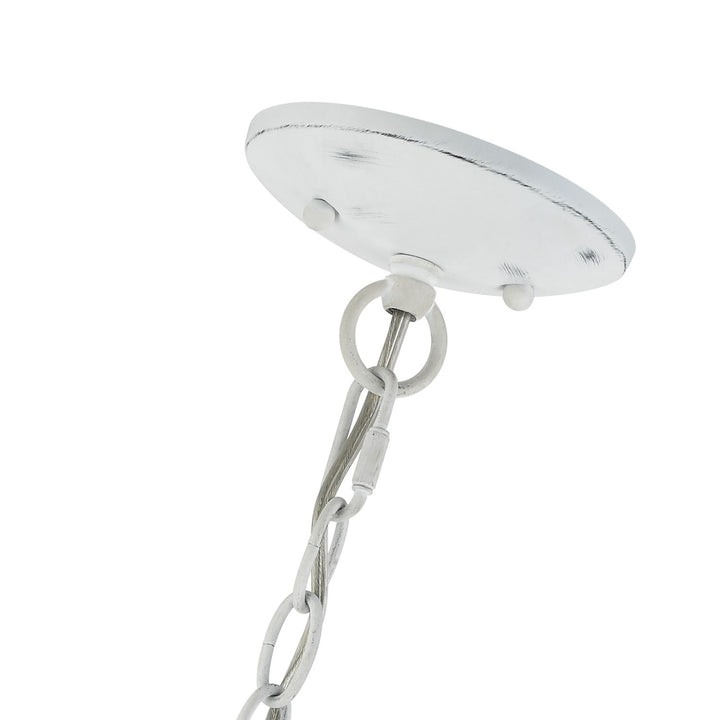 7 Light Antique White Chandelier