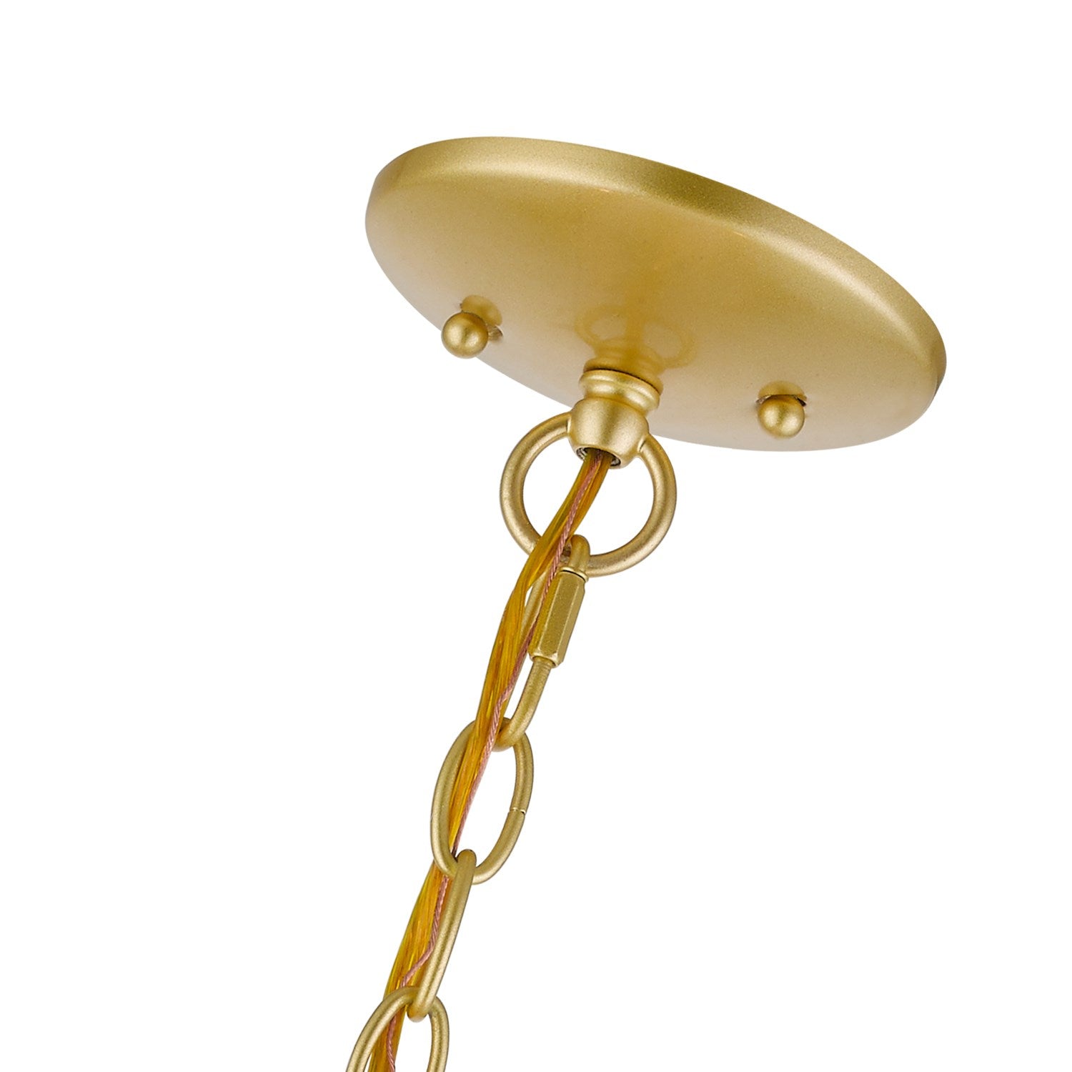 3 Light Soft Gold Chandelier
