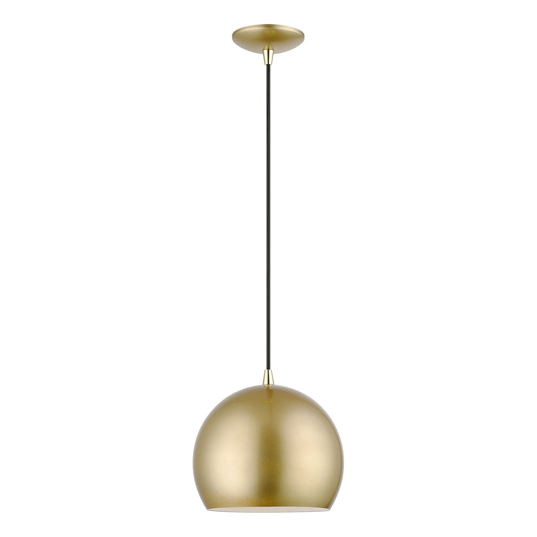 1 Light Soft Gold Pendant by Livex Lighting