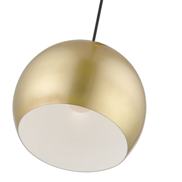 1 Light Soft Gold Pendant