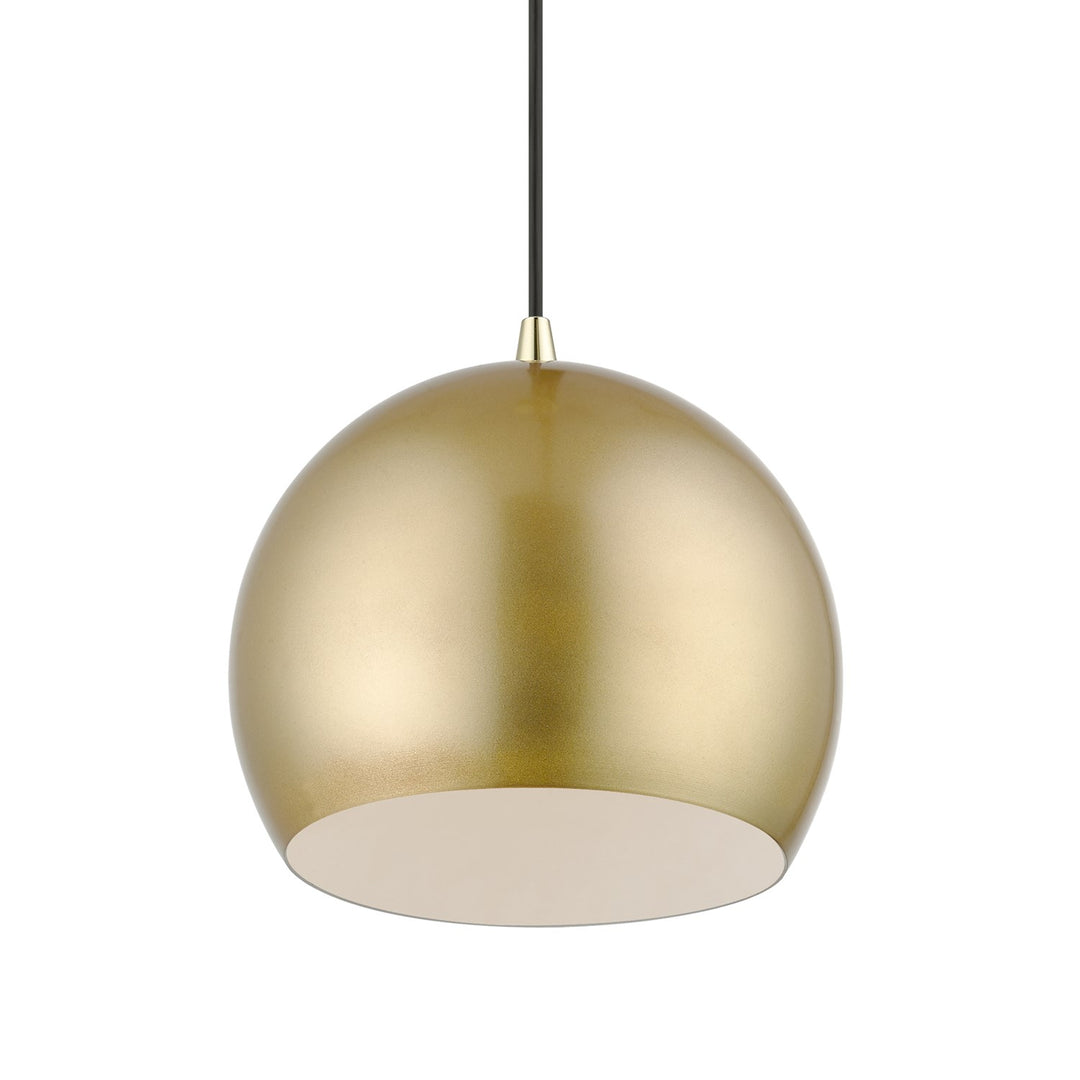 1 Light Soft Gold Pendant
