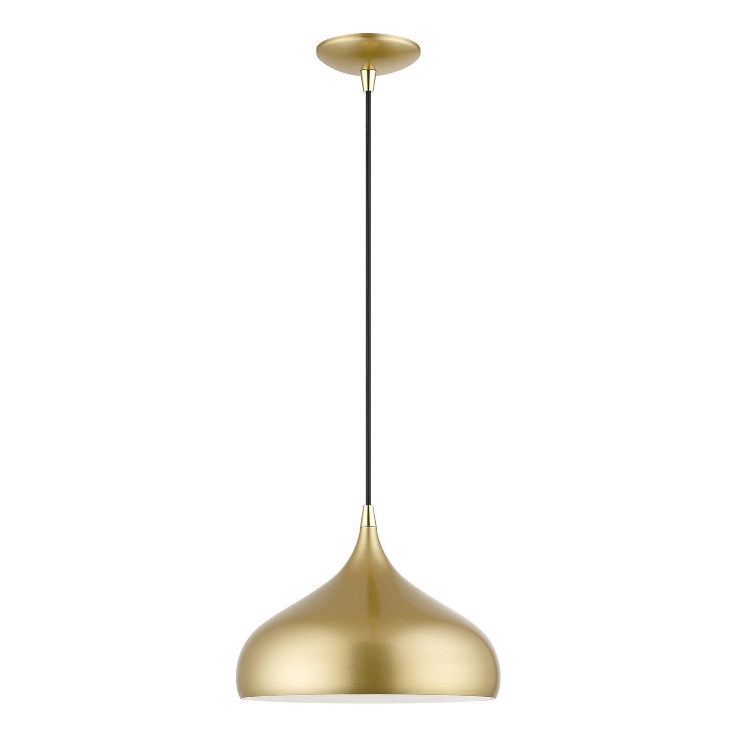 1 Light Soft Gold Pendant by Livex Lighting