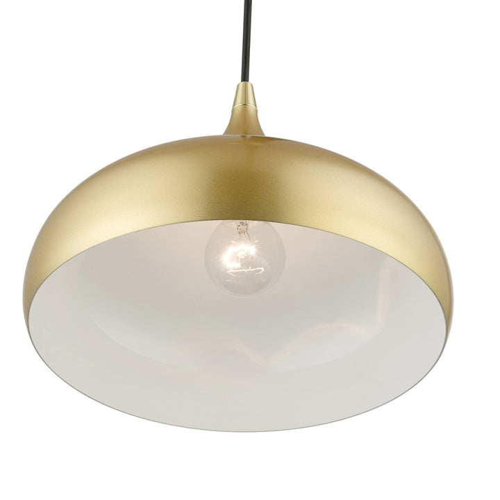 1 Light Soft Gold Pendant