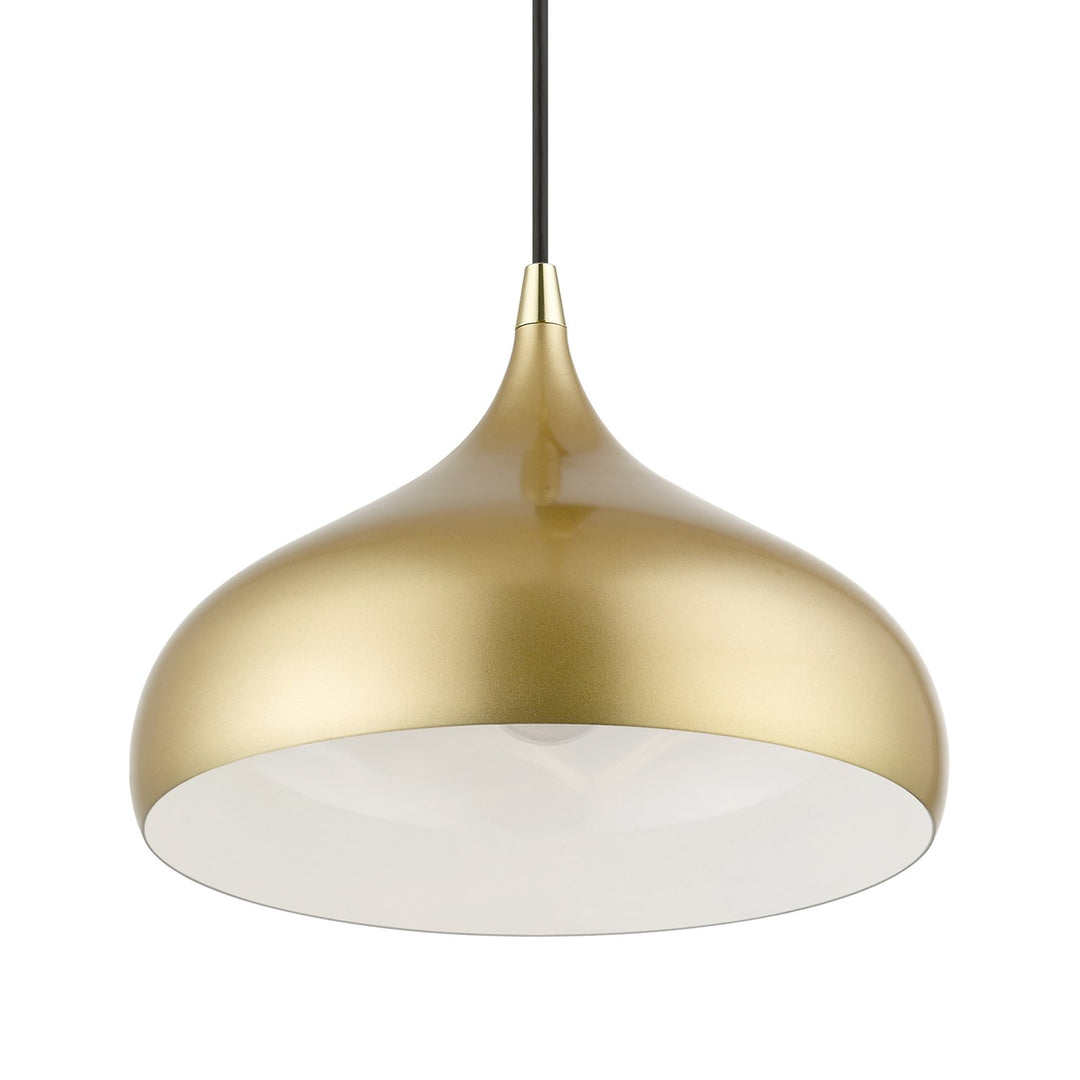 1 Light Soft Gold Pendant