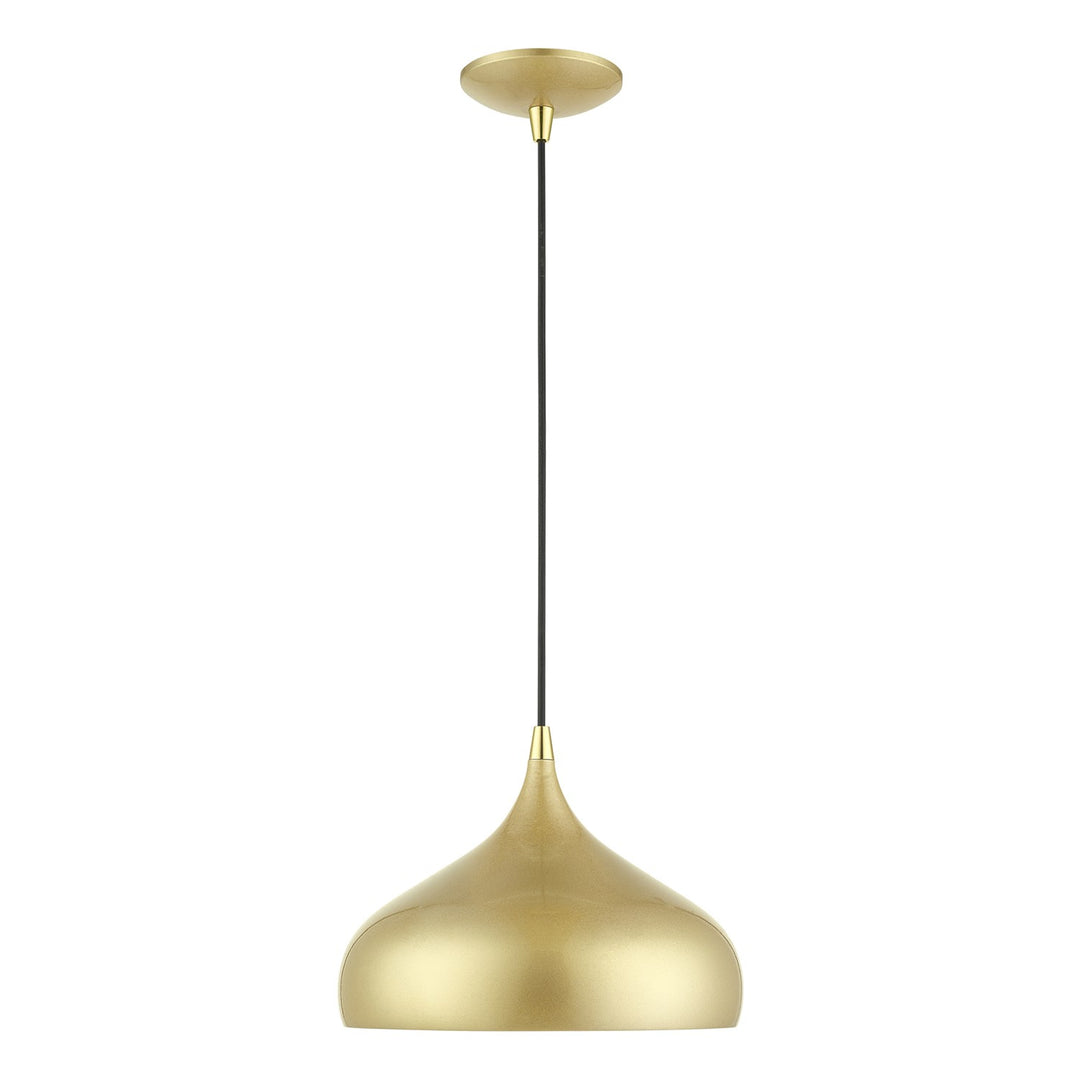 1 Light Soft Gold Pendant