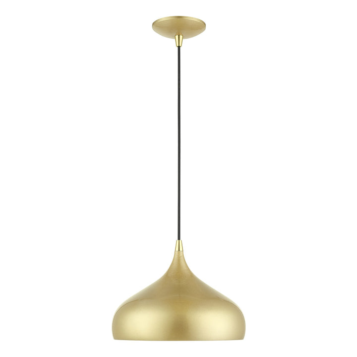 1 Light Soft Gold Pendant