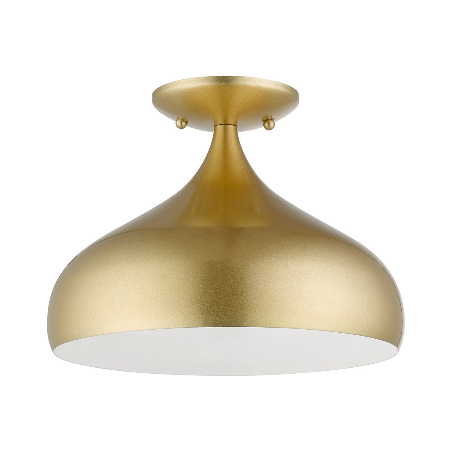 1 Light Soft Gold Semi-Flush Mount by Livex Lighting