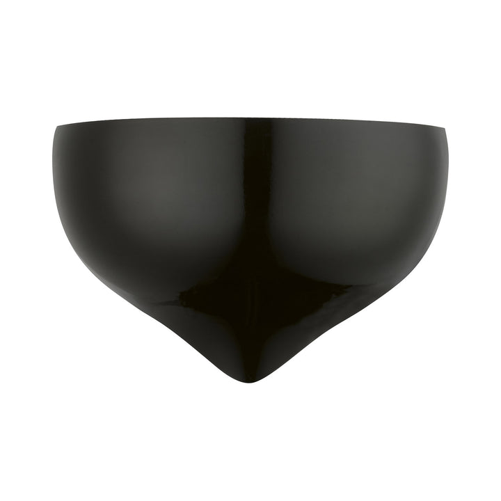 1 Light Shiny Black Wall Sconce by Livex Lighting