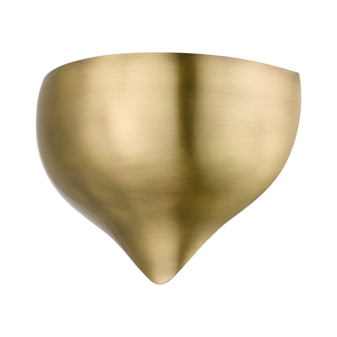 1 Light Antique Brass Wall Sconce
