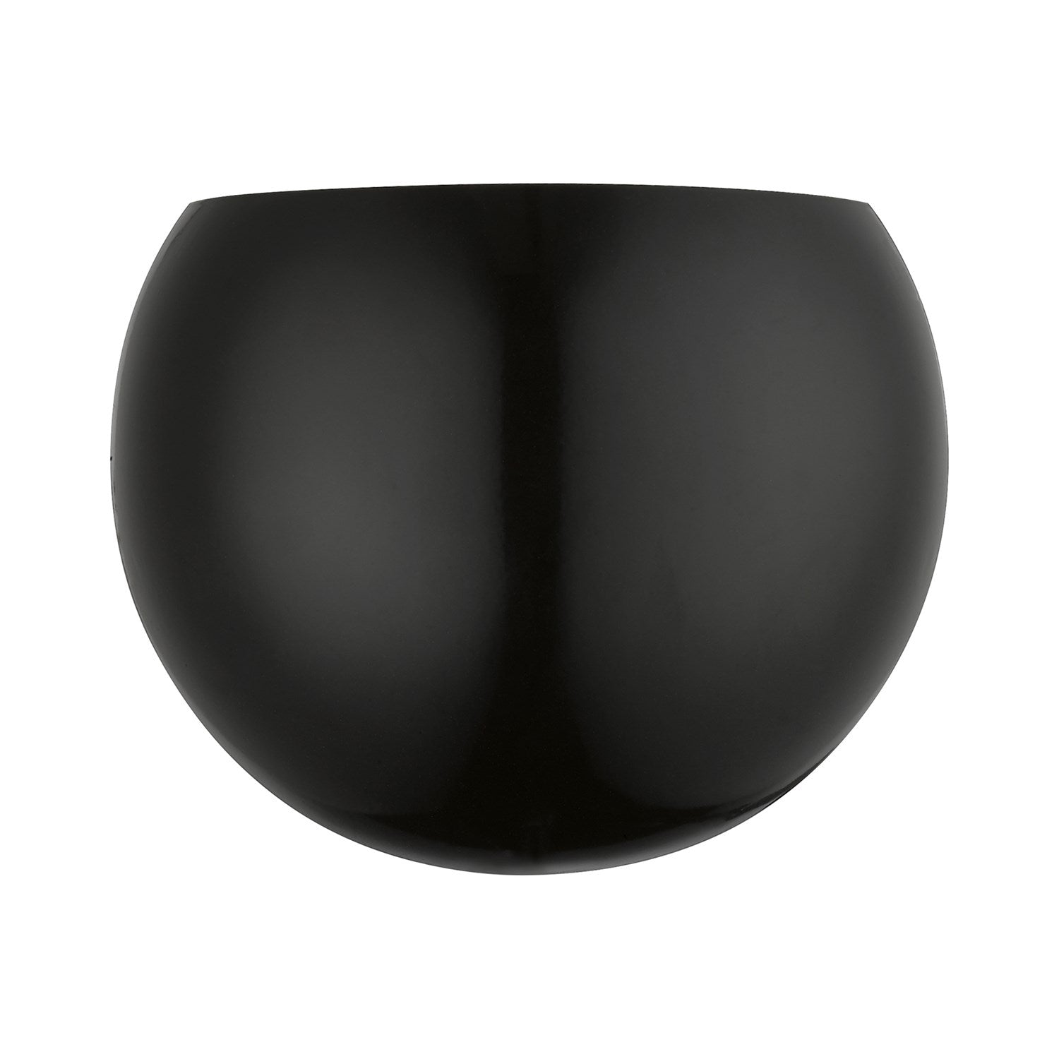 1 Light Shiny Black Wall Sconce by Livex Lighting