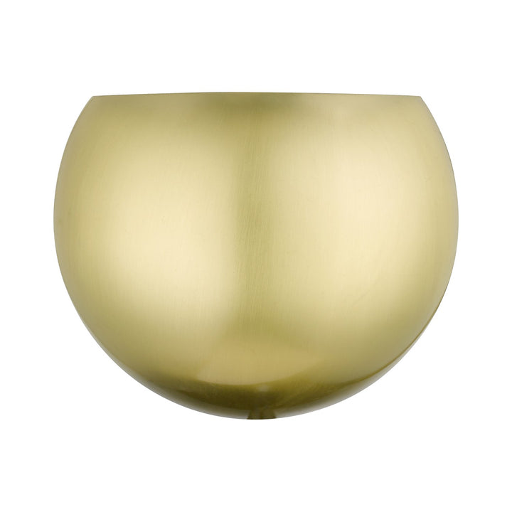 1 Light Satin Brass Wall Sconce by Livex Lighting