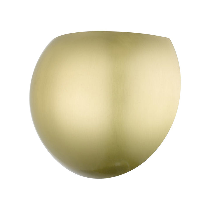 1 Light Satin Brass Wall Sconce