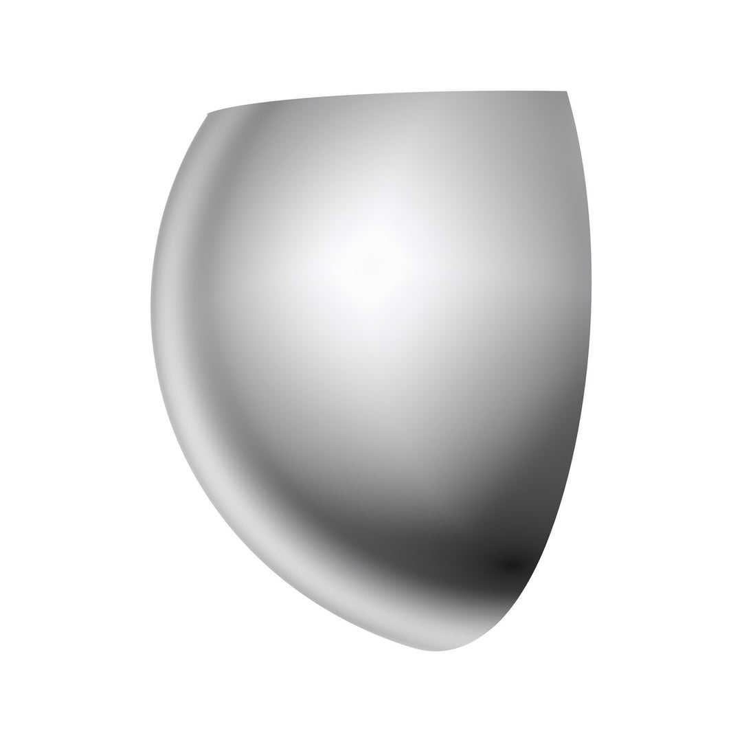 1 Light Polished Chrome Wall Sconce