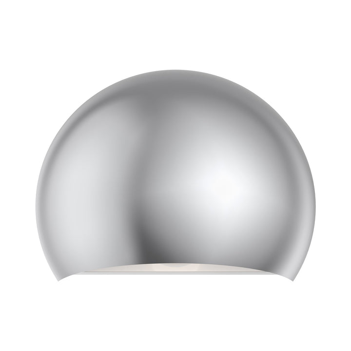 1 Light Polished Chrome Wall Sconce