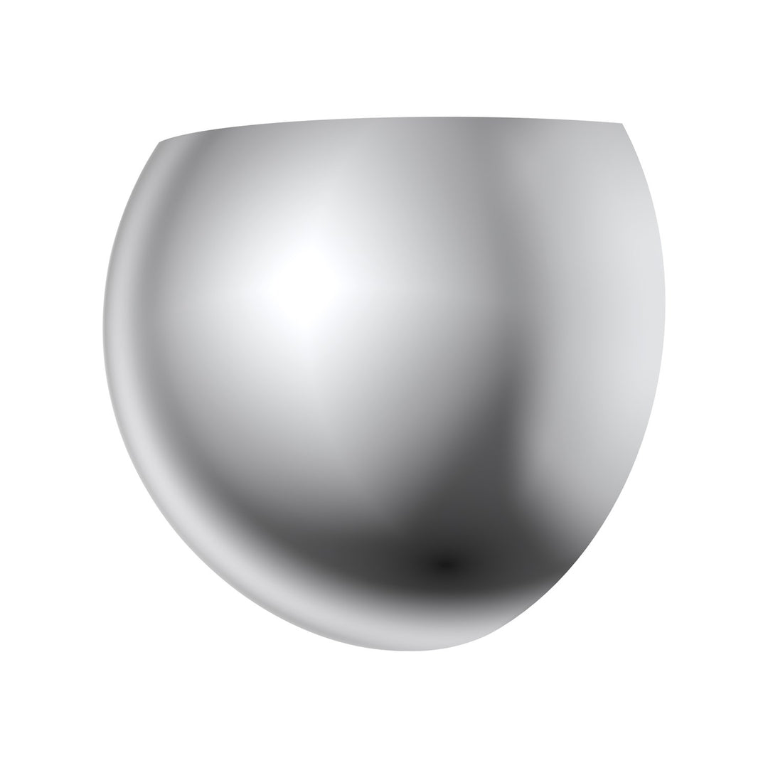 1 Light Polished Chrome Wall Sconce
