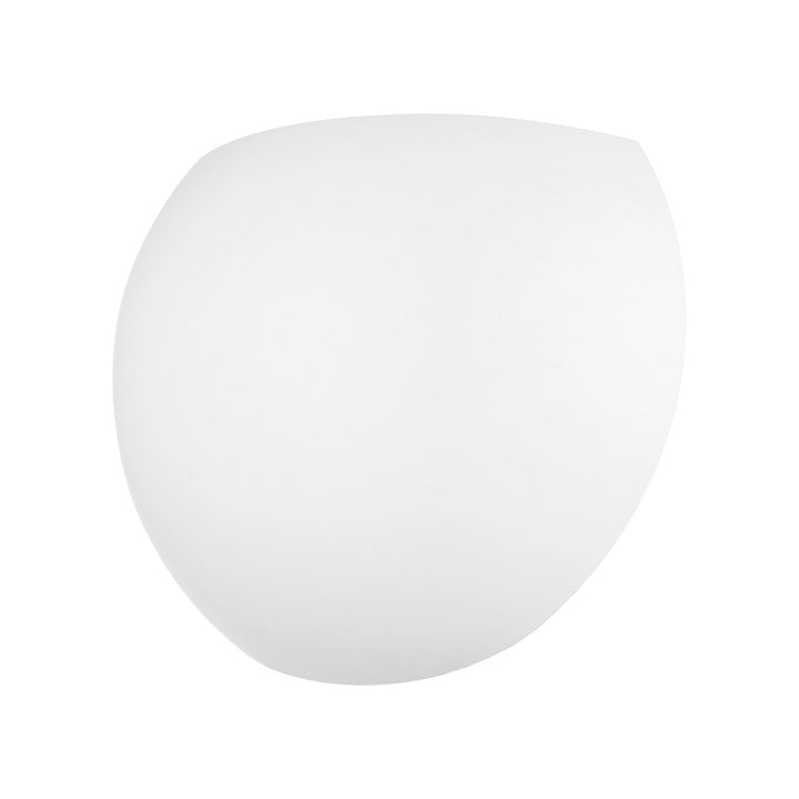 1 Light White Wall Sconce