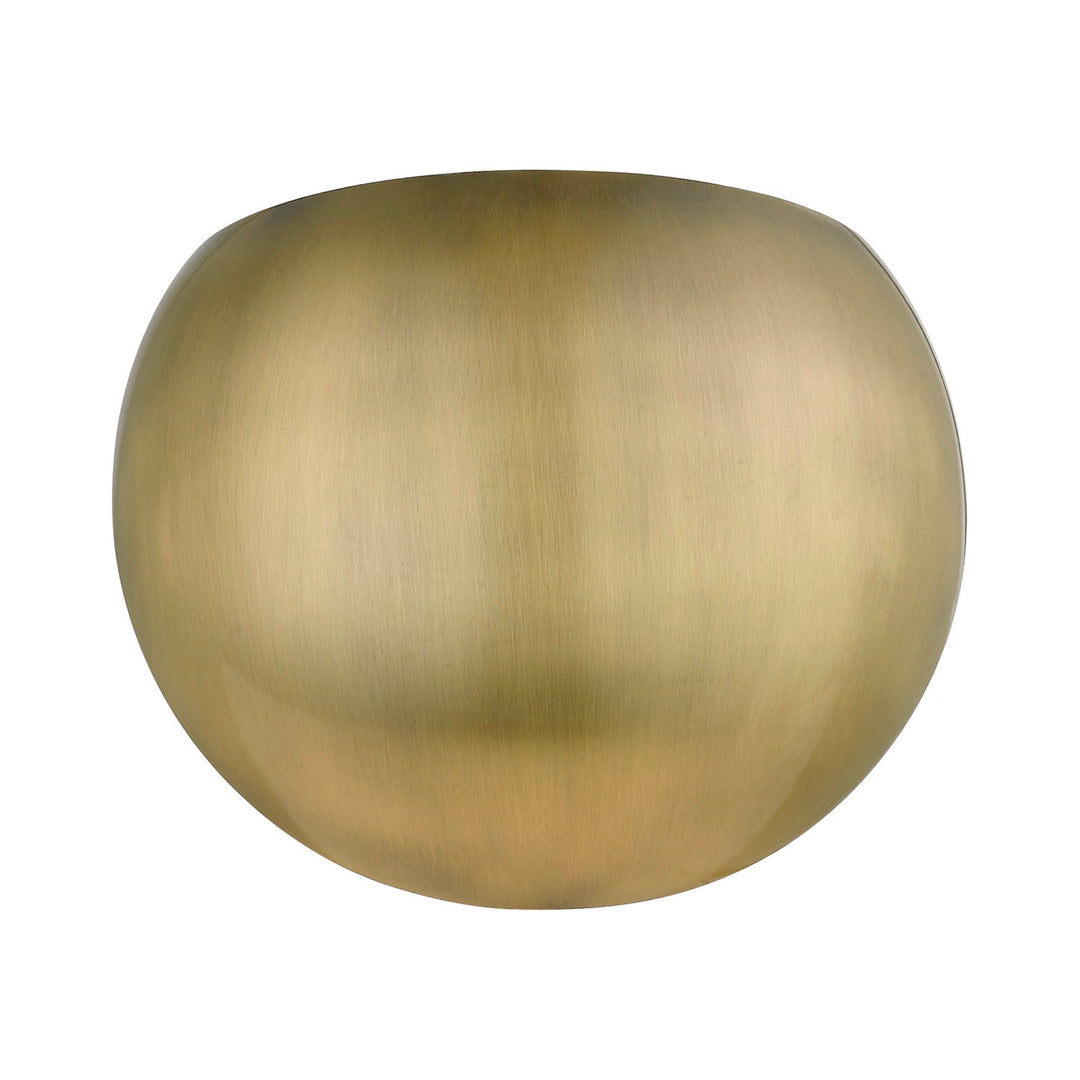 1 Light Antique Brass Wall Sconce
