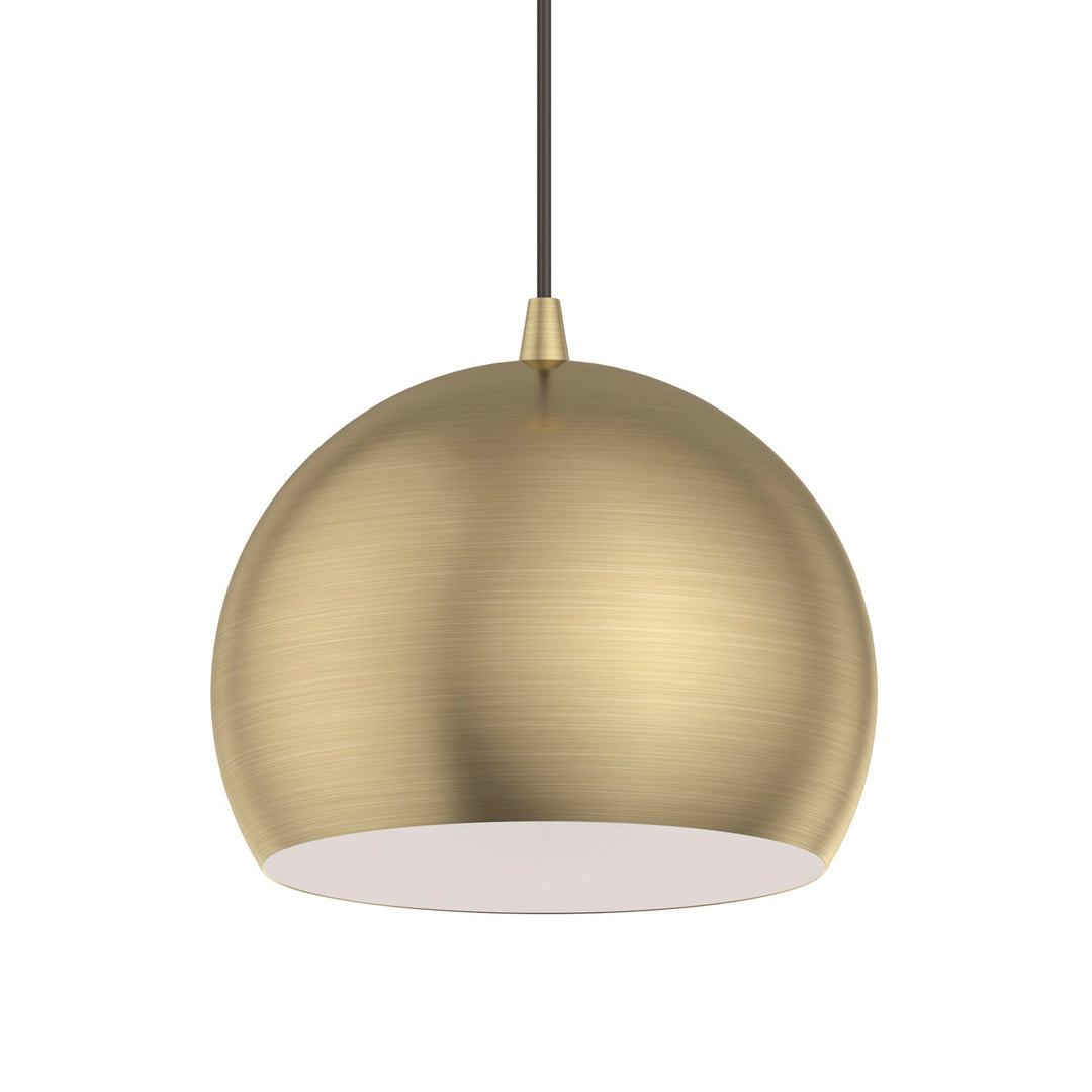 1 Light Antique Brass Pendant