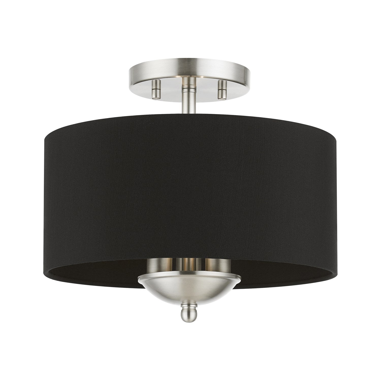 3 Light Brushed Nickel Semi-Flush Mount by Livex Lighting