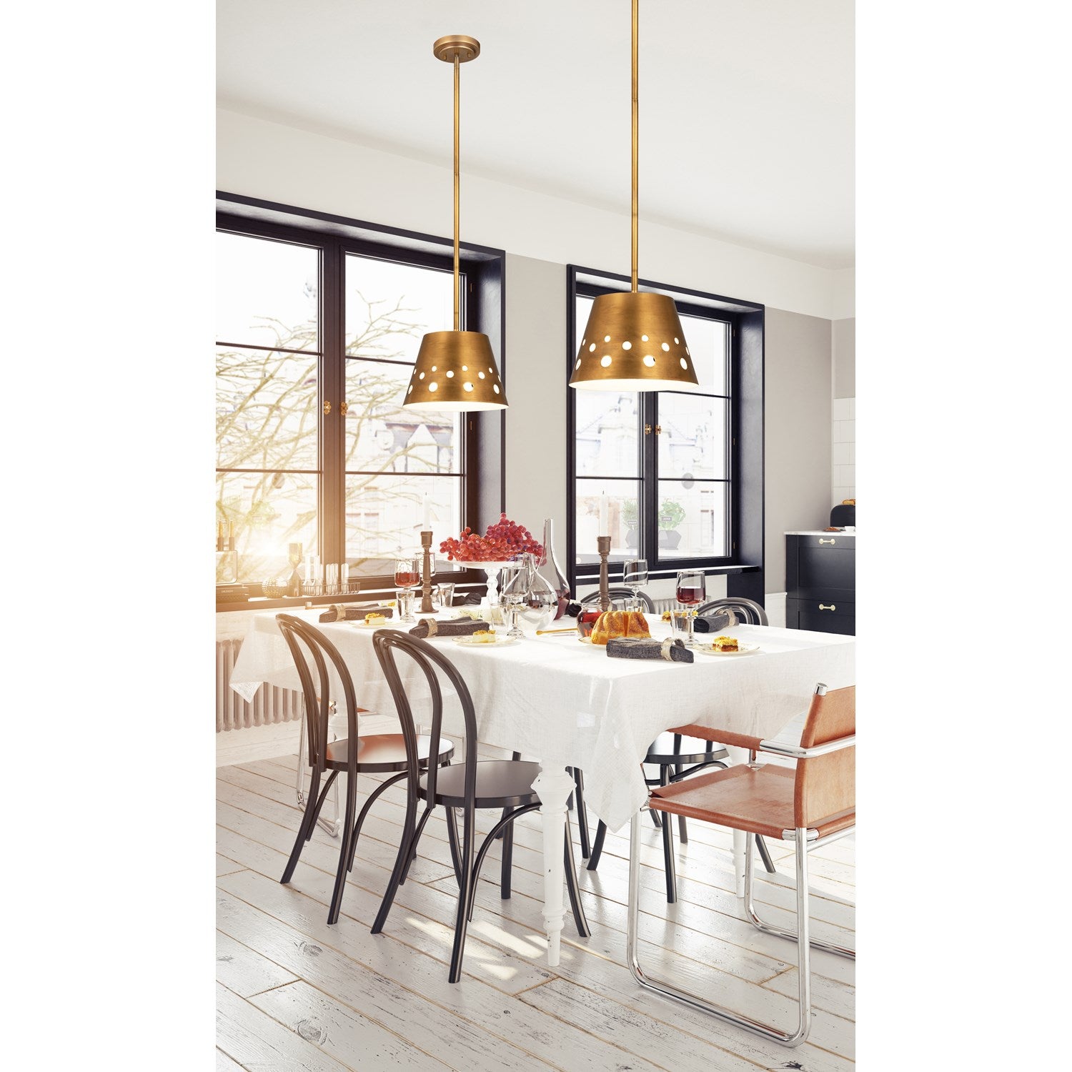1 Light Chandelier