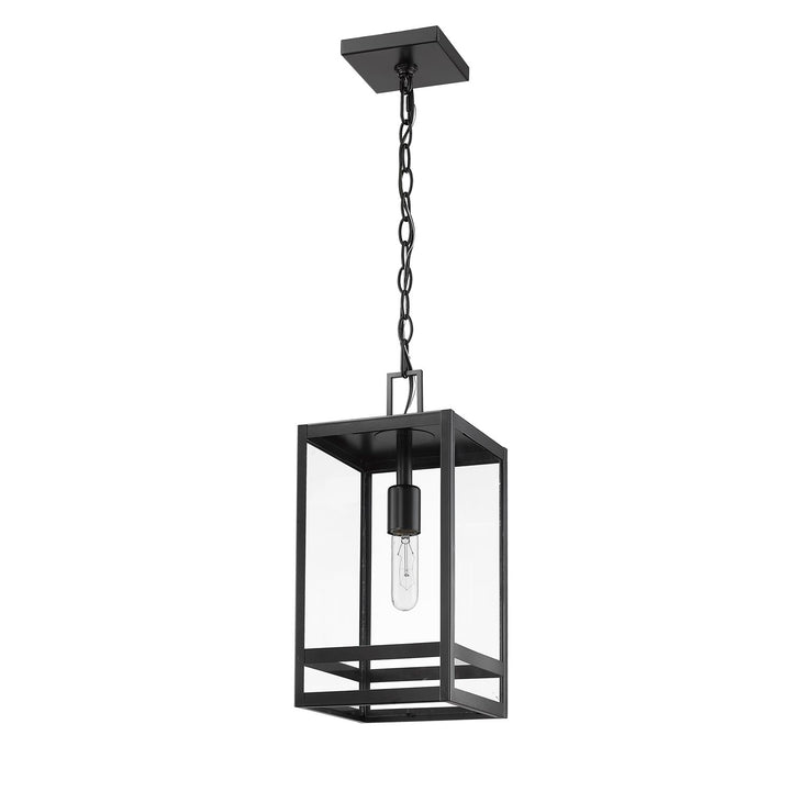 1 Light Outdoor Chain Mount Ceiling Fixture