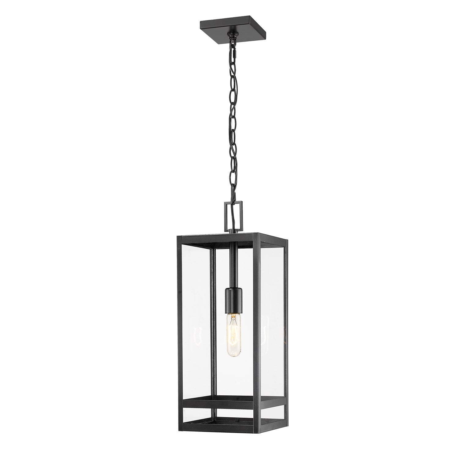 1 Light Outdoor Chain Mount Ceiling Fixture by Z-Lite