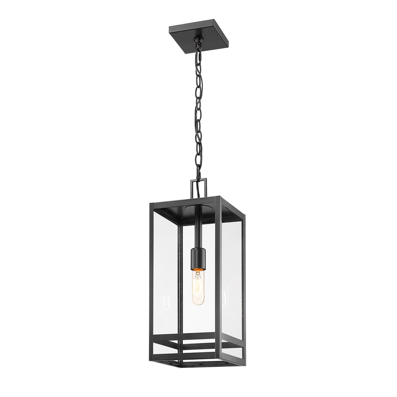 1 Light Outdoor Chain Mount Ceiling Fixture