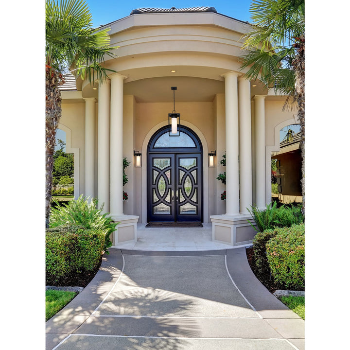 1 Light Outdoor Chain Mount Ceiling Fixture