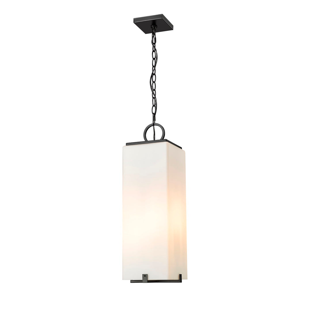 3 Light Outdoor Chain Mount Ceiling Fixture by Z-Lite