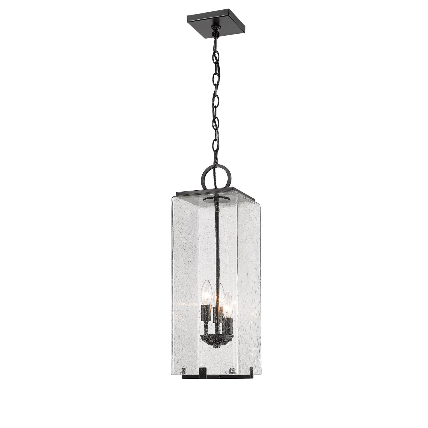 3 Light Outdoor Chain Mount Ceiling Fixture by Z-Lite