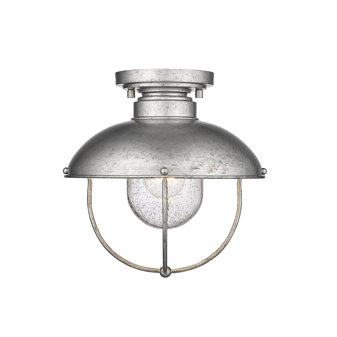 1 Light Outdoor Flush Ceiling Mount Fixture