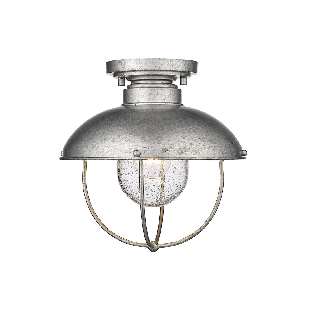 1 Light Outdoor Flush Ceiling Mount Fixture
