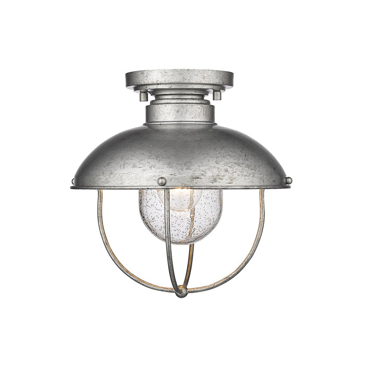 1 Light Outdoor Flush Ceiling Mount Fixture