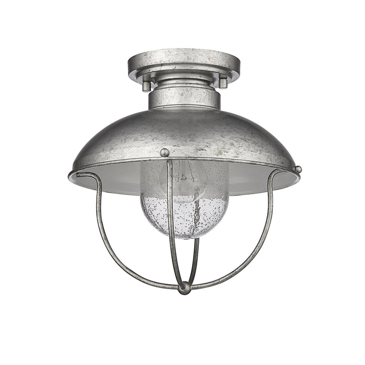 1 Light Outdoor Flush Ceiling Mount Fixture
