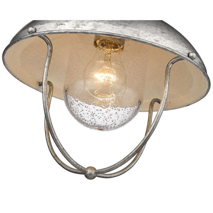 1 Light Outdoor Flush Ceiling Mount Fixture