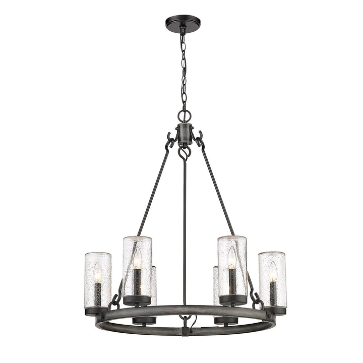 6 Light Outdoor Pendant by Z-Lite