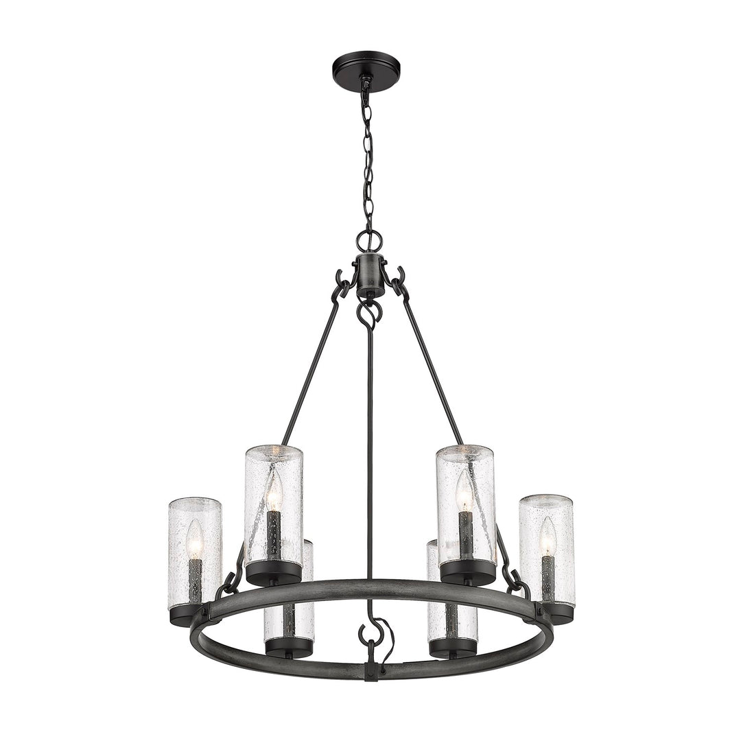 6 Light Outdoor Pendant