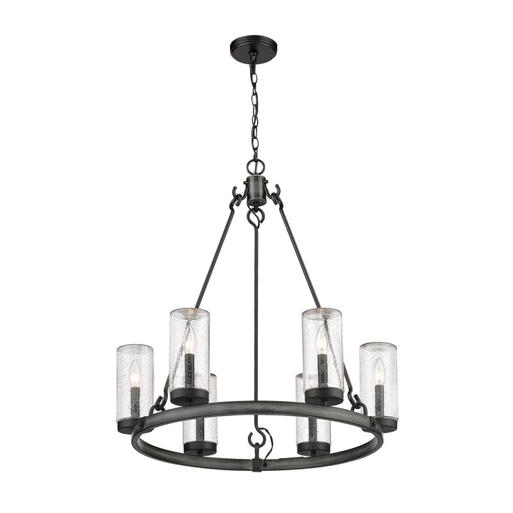 6 Light Outdoor Pendant
