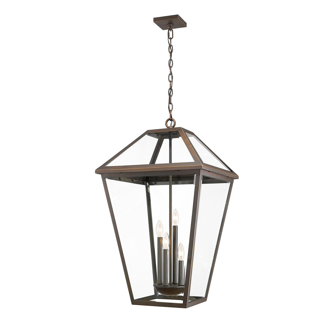 4 Light Outdoor Chain Mount Ceiling Fixture by Z-Lite