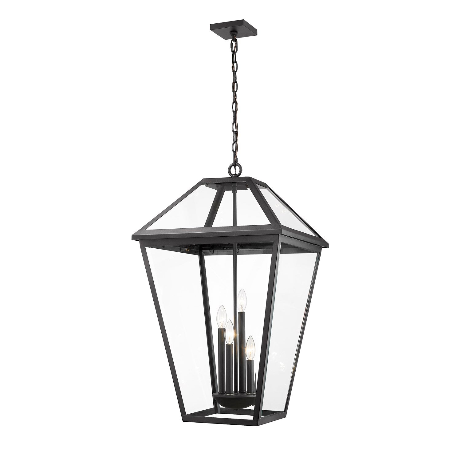 4 Light Outdoor Chain Mount Ceiling Fixture by Z-Lite