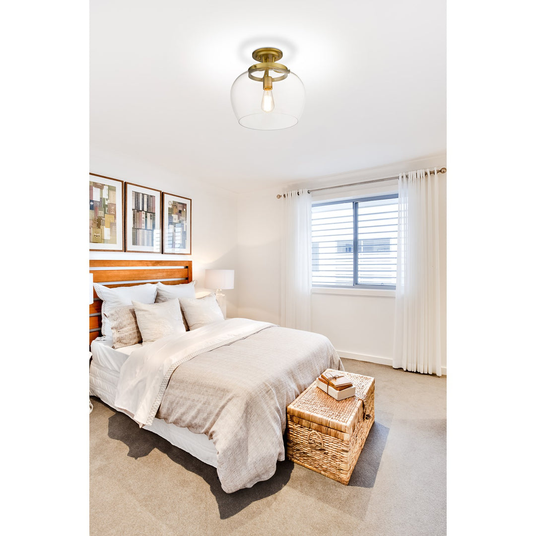 1 Light Semi Flush Mount
