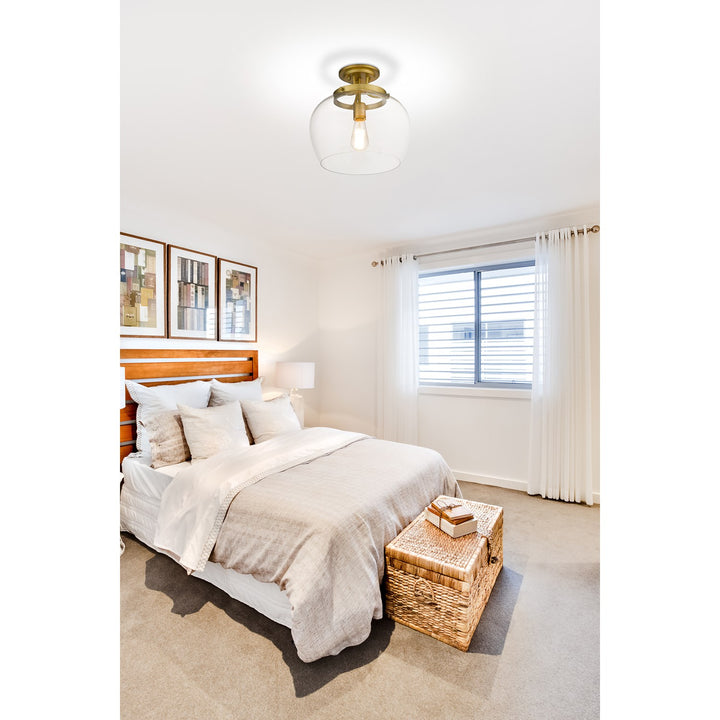 1 Light Semi Flush Mount