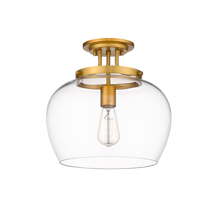 1 Light Semi Flush Mount