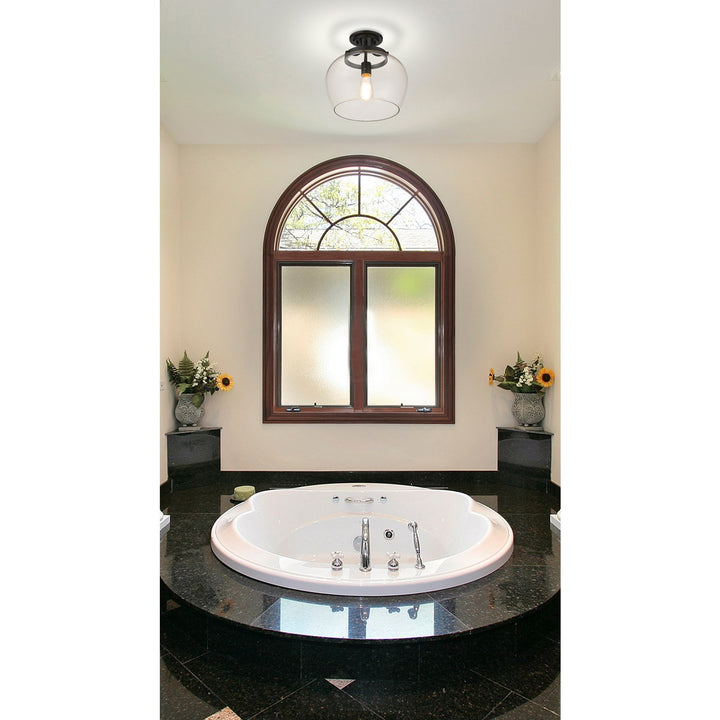 1 Light Semi Flush Mount