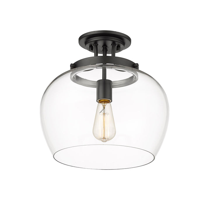 1 Light Semi Flush Mount