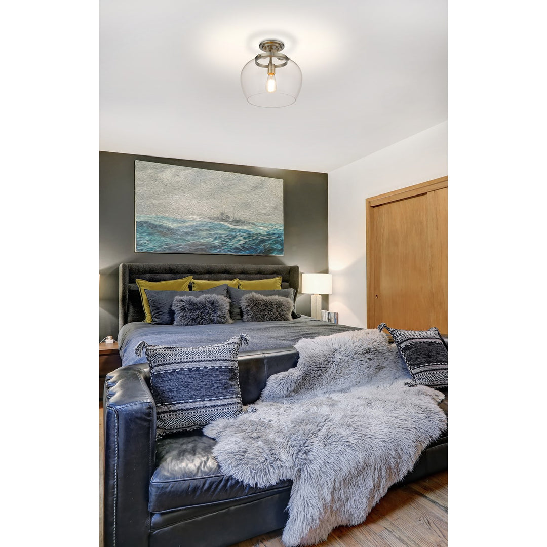 1 Light Semi Flush Mount