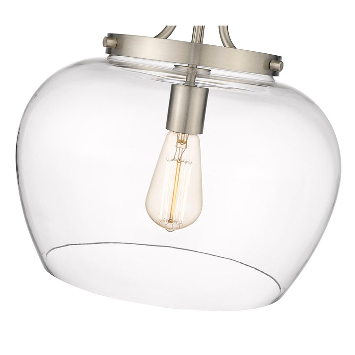1 Light Semi Flush Mount