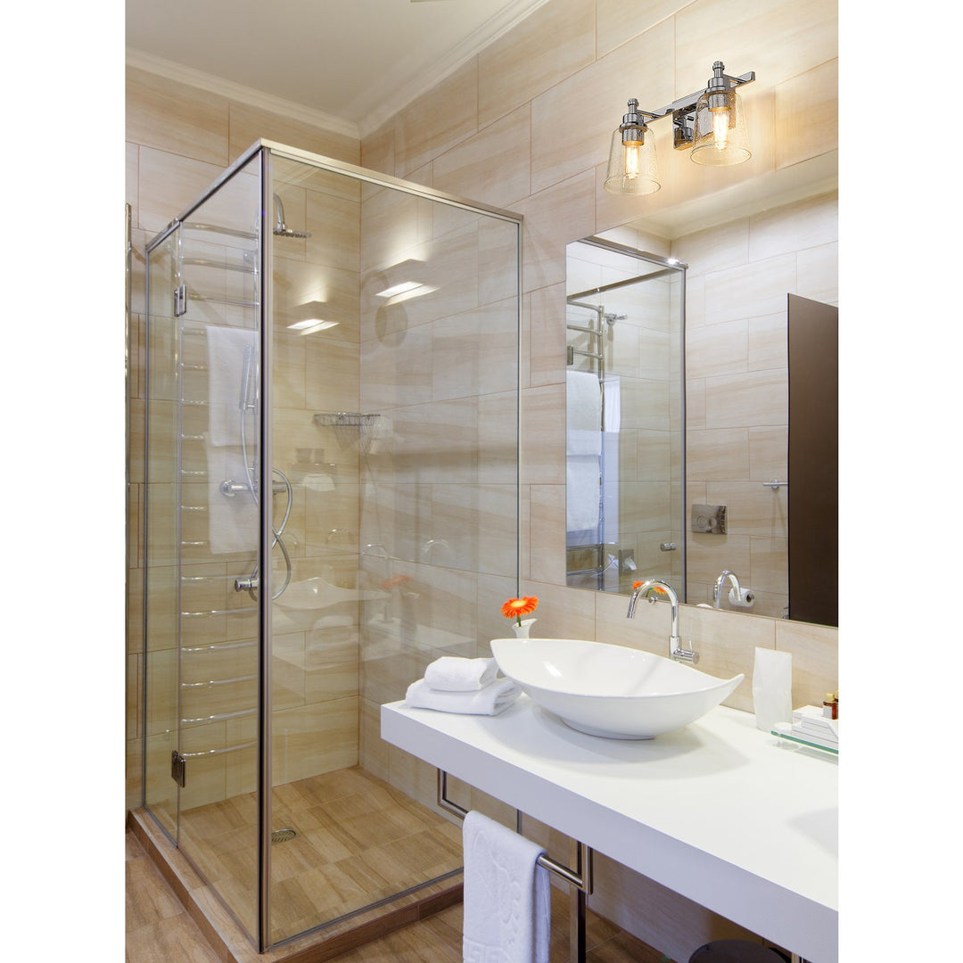 2 Light Vanity